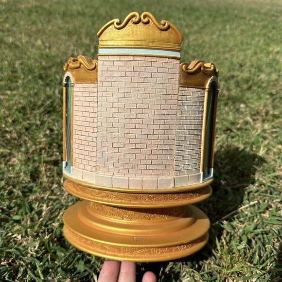 Rare 1991 Beauty and the Beast Snow Globe Library with Working‎ Music Box - Picture 8 of 12